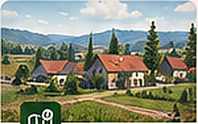 Ilustracja kategorii Mapy i gospodarstwa